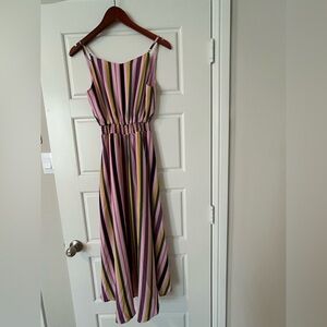 Adyson Parker Multicolor Striped Maxi Dress